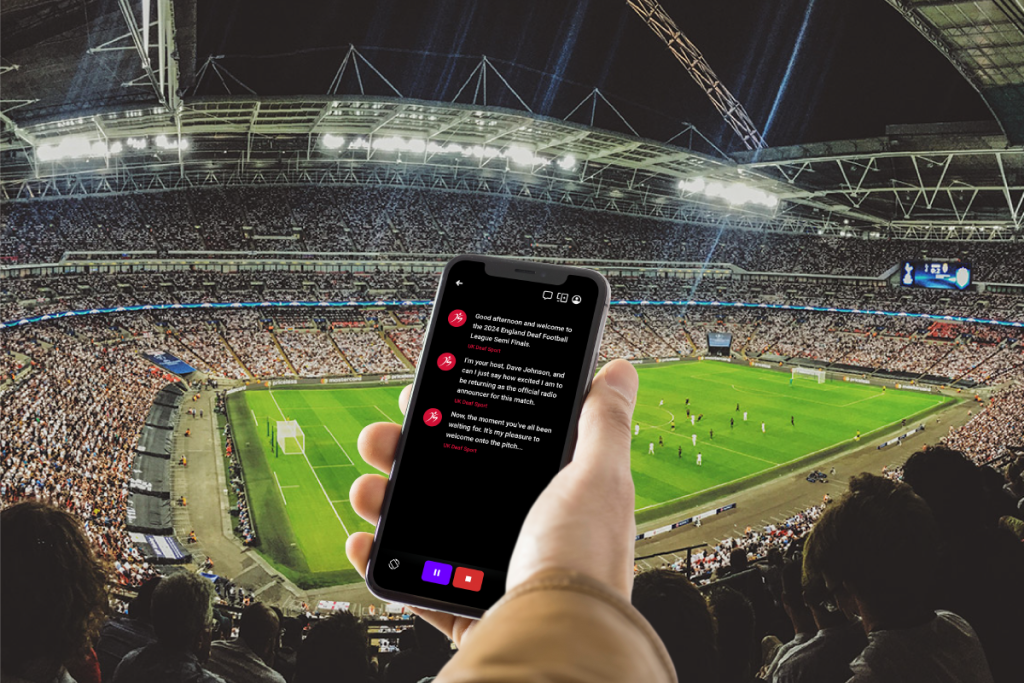 Giúp sự kiện trực tiếp dễ tiếp cận với mọi người cùng UK Deaf Sport